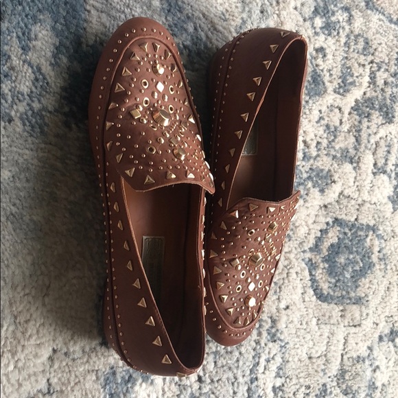 Ivy kirzhner loafers brown and gold - Picture 2 of 7